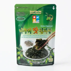 Nanuri Gim Mat Korean Seaweed Flakes with Olive Oil. Halal Rice Sprinkle (Furikake) for picky eaters. 45g.
